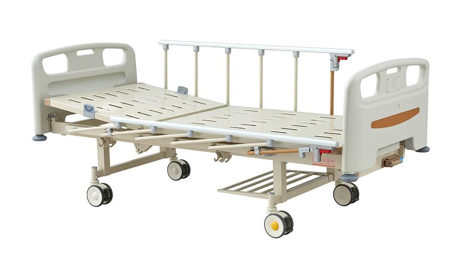 Heavy Duty Manual Nursing Bed for Bariatric Patients with Steel Panel