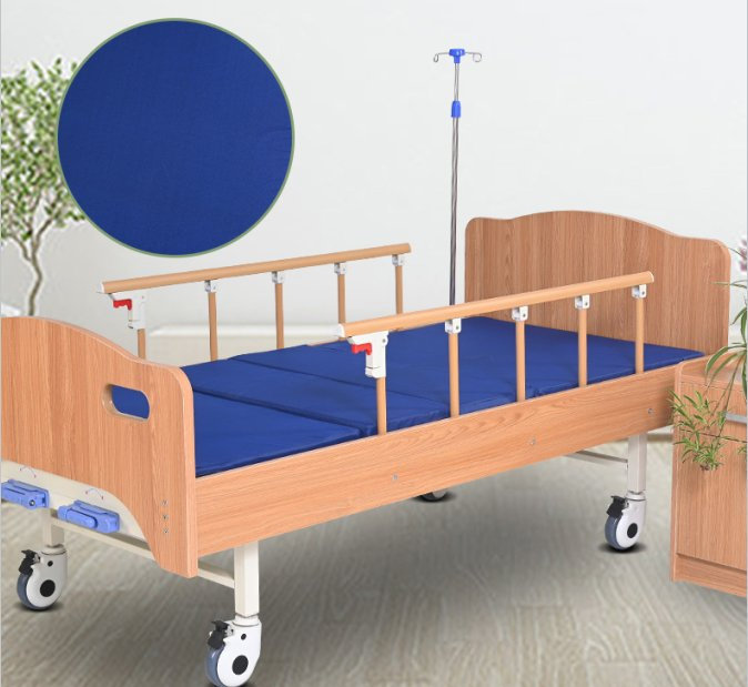 China Dialysis Beds Medical Manual Crank Nursing Home Hospital Bed for Paralysis Patient
