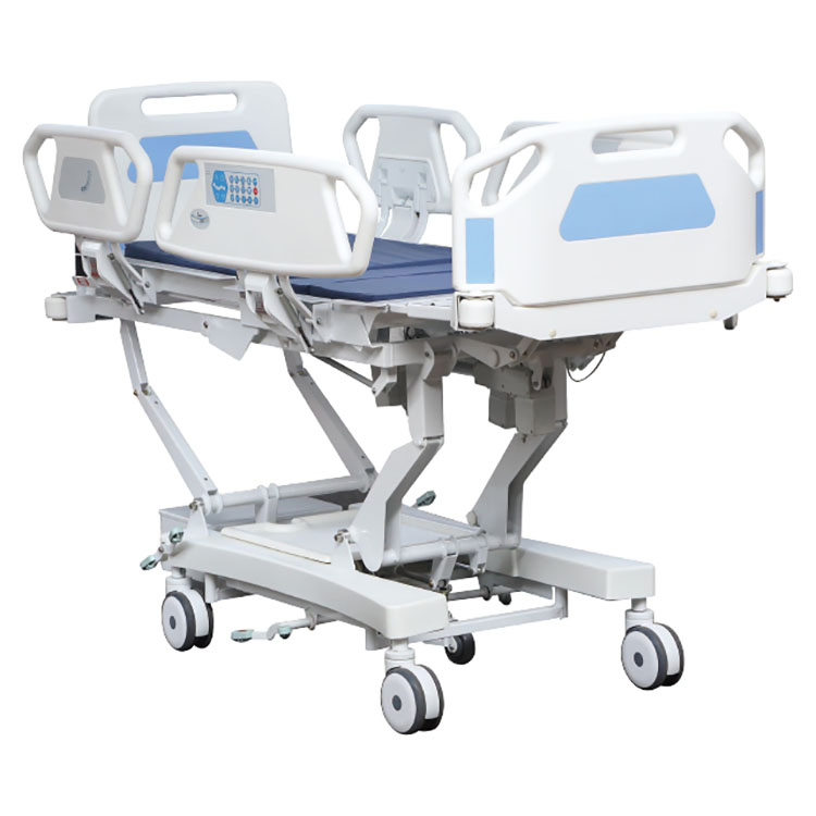 High Quality Hospital Adjustable Electric Bed 7 Functions Bariatric ICU/Ccu Bed