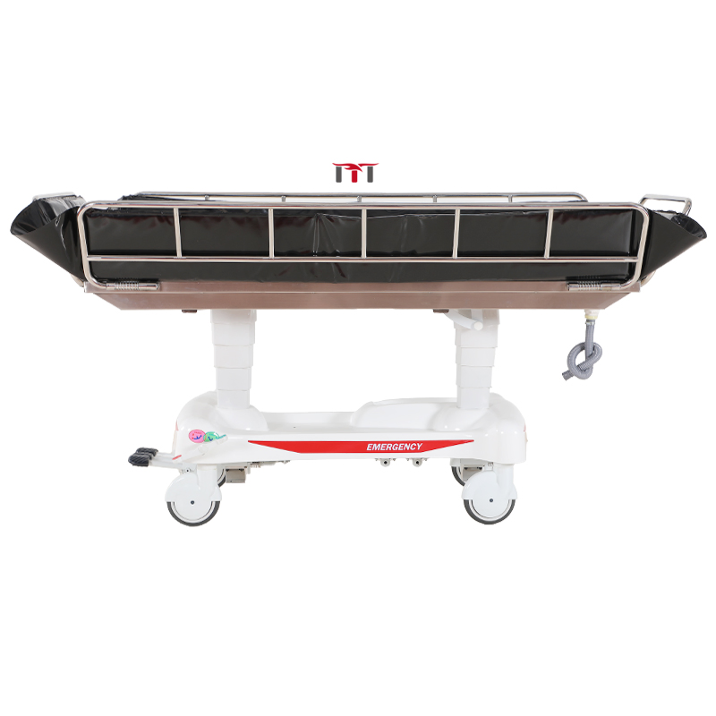 Mt Luxurious Hospital Furniture Medical Patient Bath Bed Hydraulic Shower Trolley for Disabled