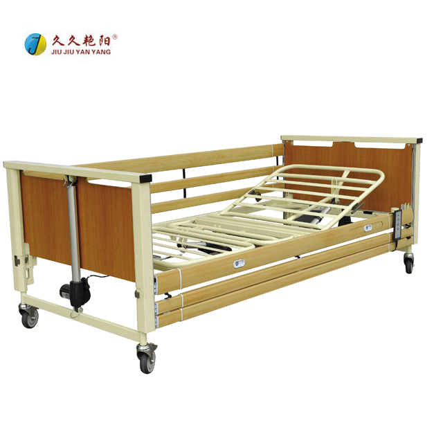 Home Care Wooden Foldable Electric Hospital Aged People Medical Care Bed
