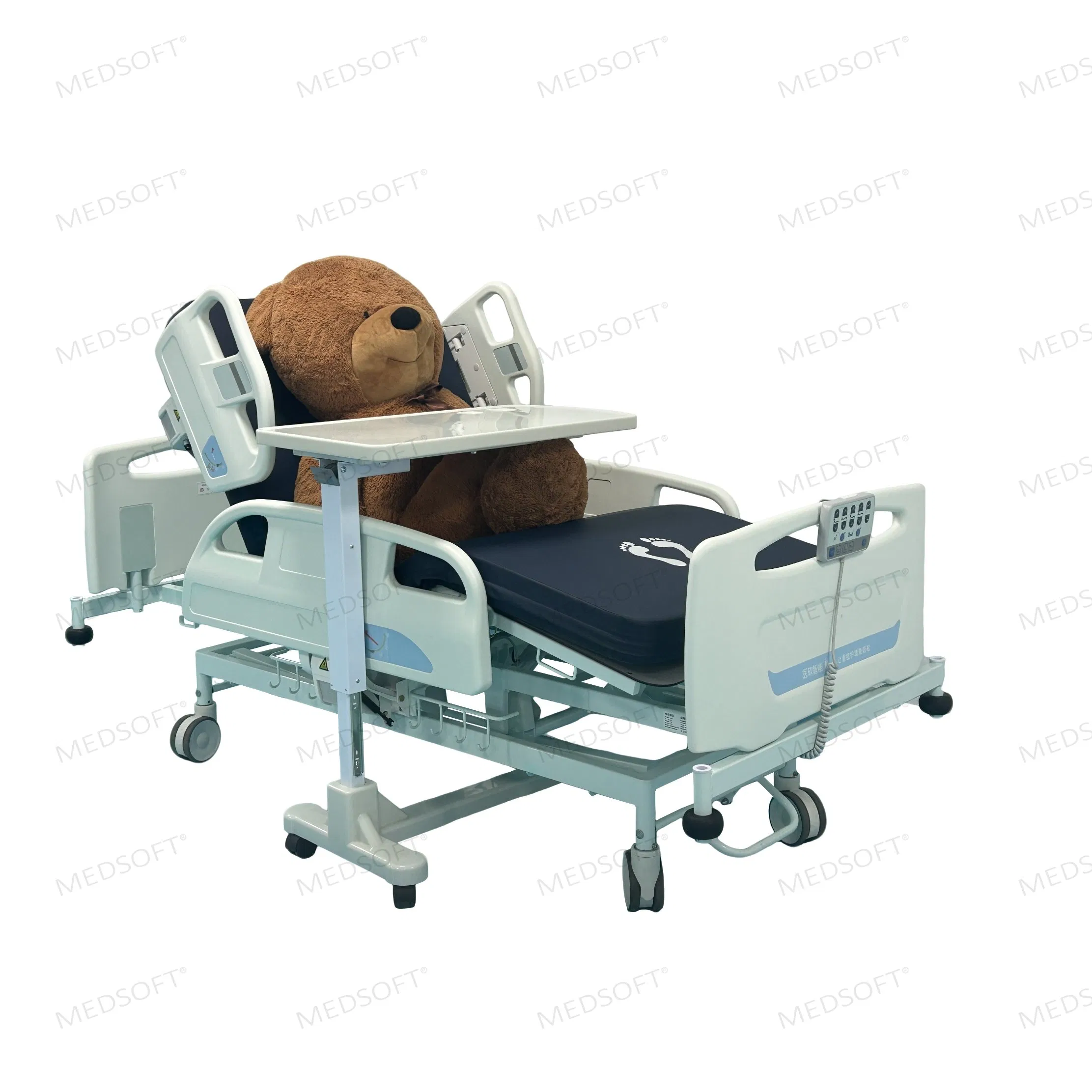 iBed 1A Hospital Furniture, Five Functions ICU Adjustable Electric Nursing Hospital Bed with Ce&amp; ISO