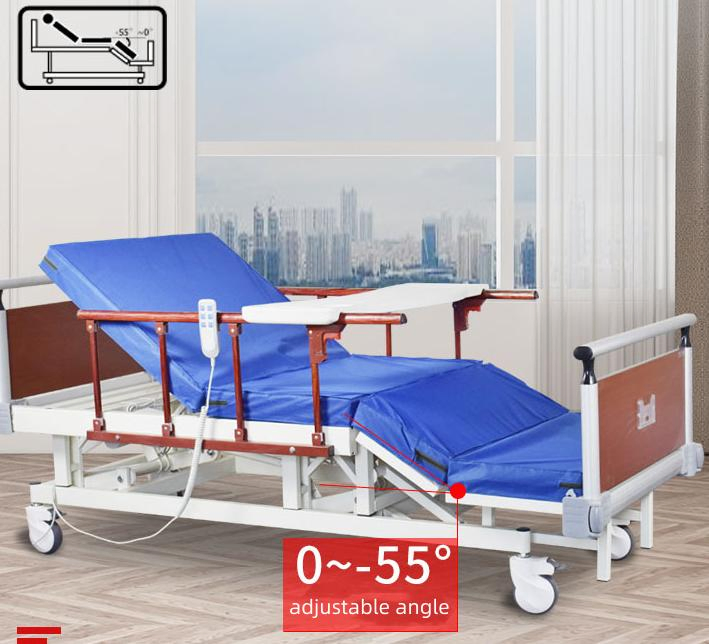 Medical Electric Hospital Bed Home Care Bed for Elderly Patient Nursing Bed