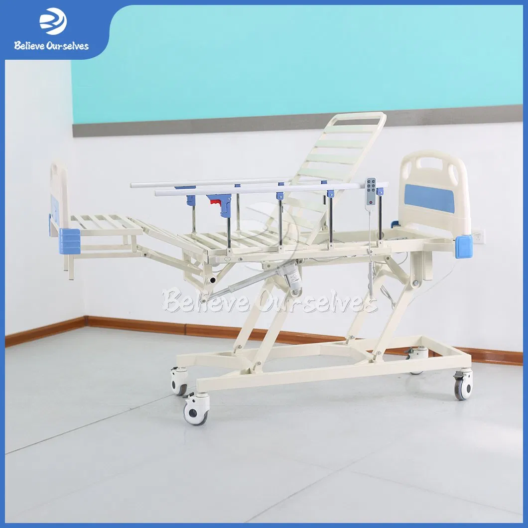 Huaren Medical Room Furniture Wholesaler Electric Hospital Bed Parts China Hr-D16 Back Lifting Function Dialysis Treatment Hemodialysis Bed