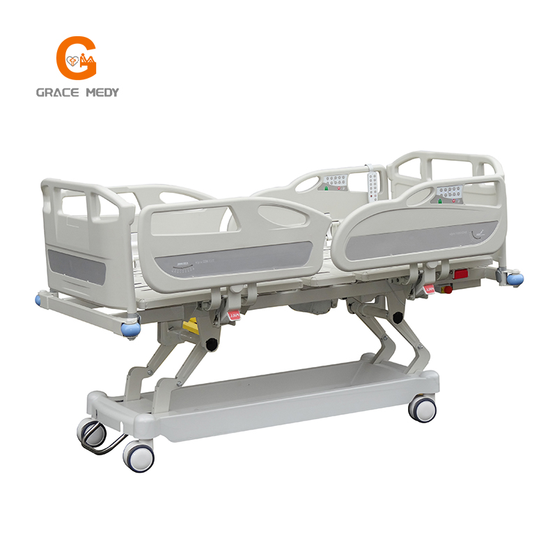 Hospital Furniture Homecare Lincare 5 Function Electric Patient Hydraulic Hospital Electrical Bed Medical Beds for Hospitals