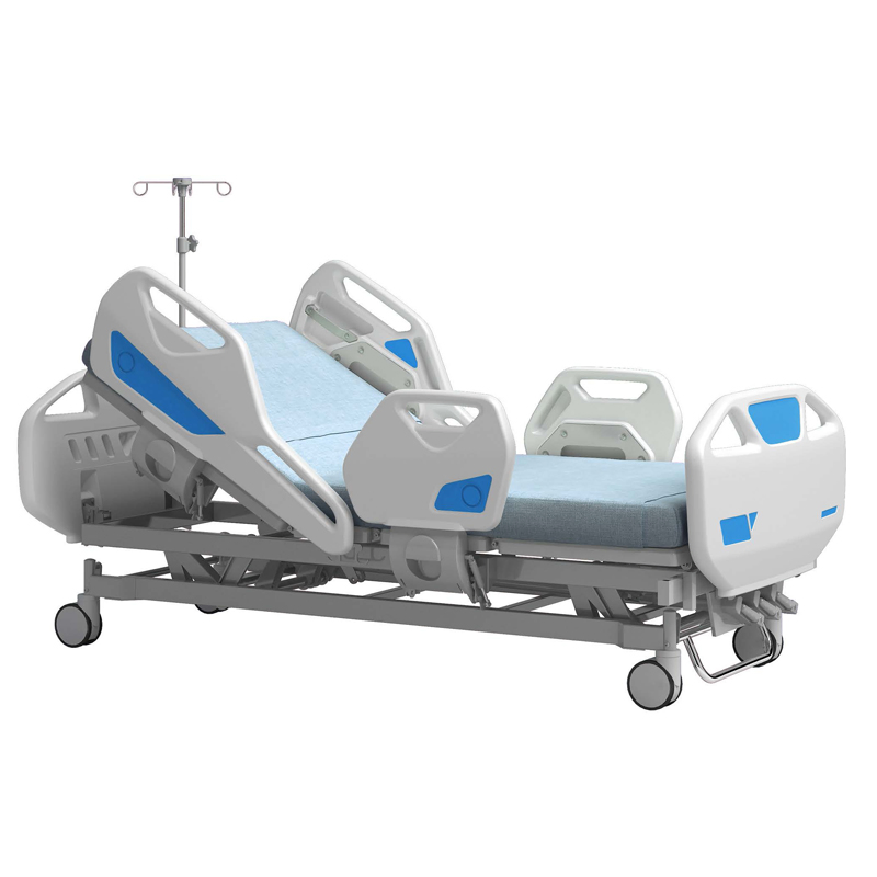 3 Revolving Levers Clinica Patient Nursing Hydraulic Adjustable Medical Manual Hospital Beds