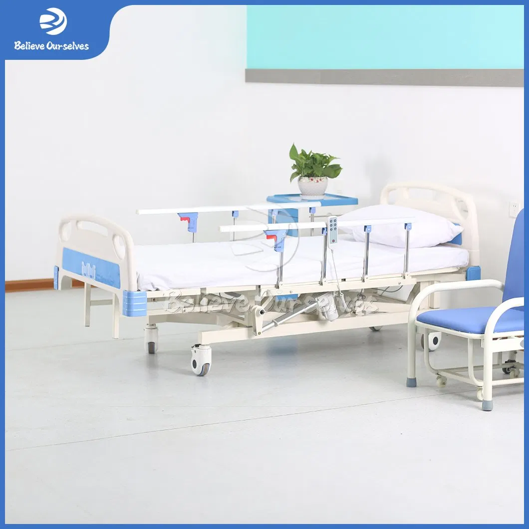 Huaren Medical Tools Factory Home Care Bed China Hr-D16 2050X960X500mm Crank Manual Dialysis Bed