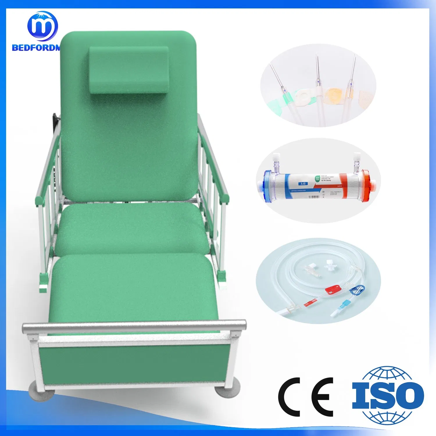 Multiple Medical Electric Dialysis Bed Dialysis Equipment Model Me380s