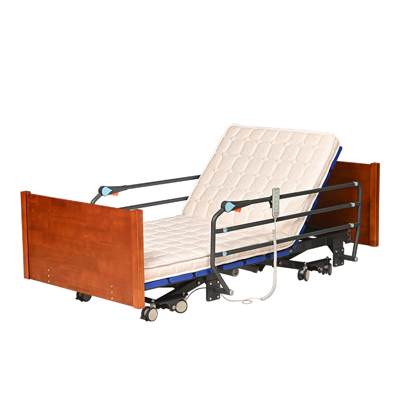 High Quality Super-Low Five Electric Functions Home Care Nursing Bed for Old People
