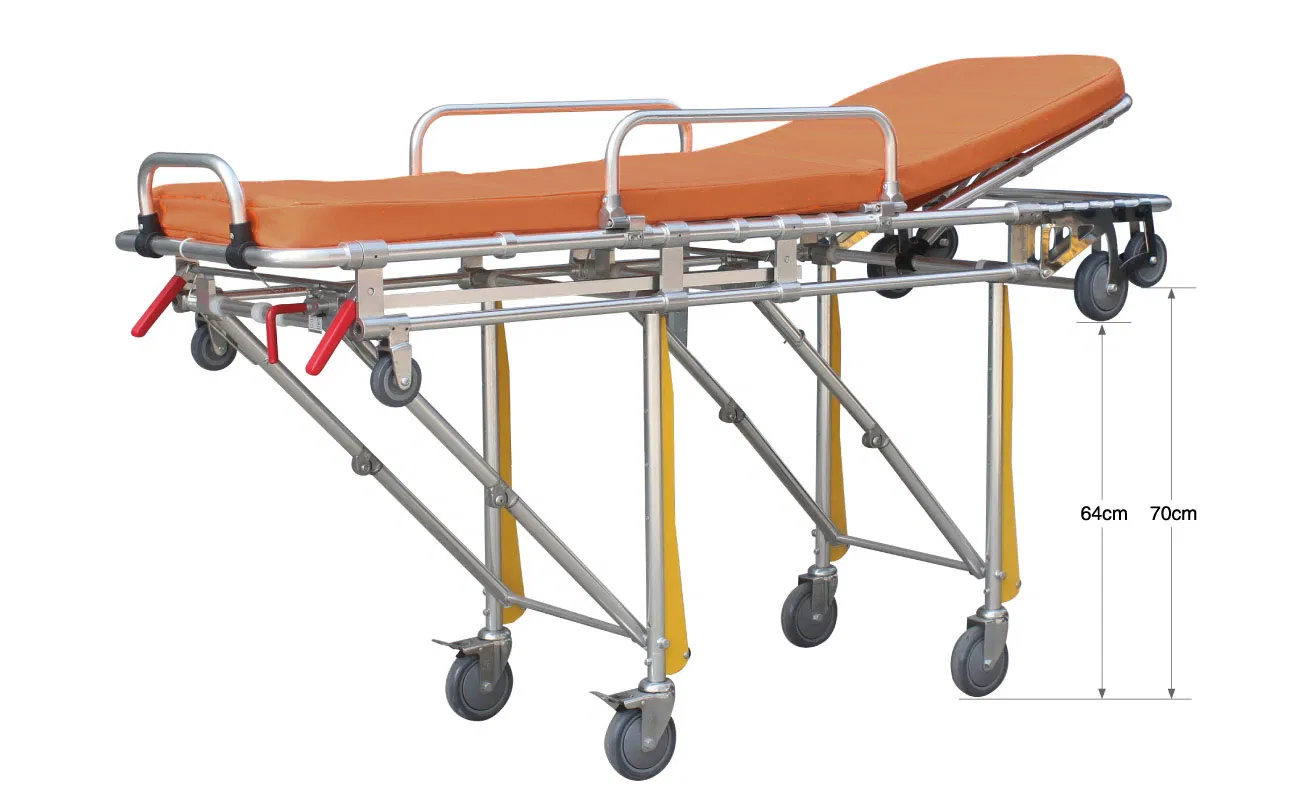 Hospital Customizable Medical Emergency Equipment Ambulance Stretcher Foldable Hospital Bed