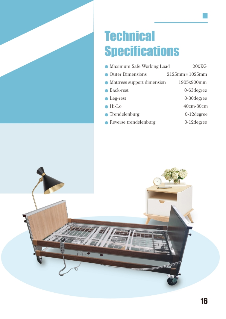 Motorized Care Bed WS-07 View 2