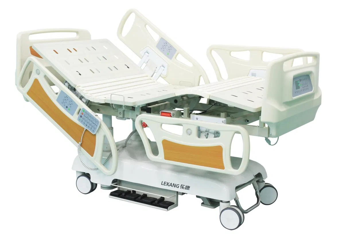 High Quality Luxurious Electric ICU Hospital Bed with CPR Function Medical Grade Electric Patient Bed