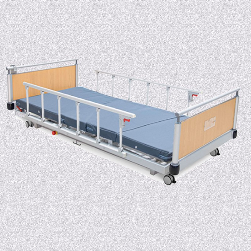 Hospital Equipment Cots Ultra-Low 5 Function Patient Medical Bed with Brake