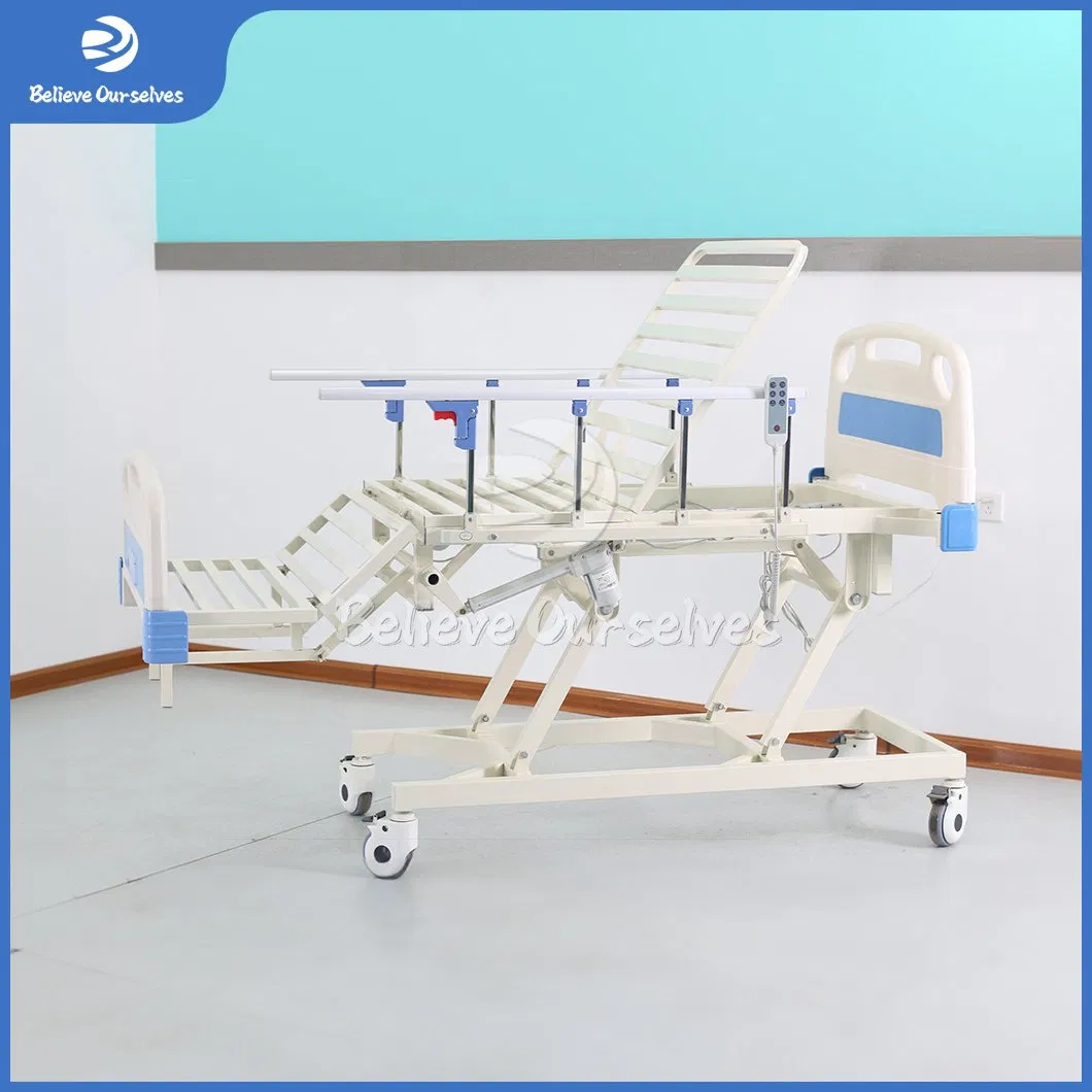 Huaren Medical Room Furniture Wholesaler Electric Hospital Bed Parts China Hr-D16 Back Lifting Function Dialysis Treatment Hemodialysis Bed