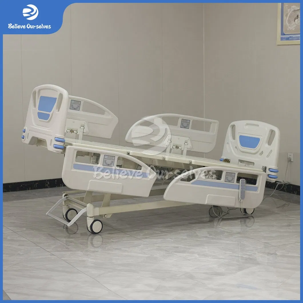 Health Equipment Manufacturers ICU Medical Electric Bed China Hr-D19 Three Function Electric Hospital Bed