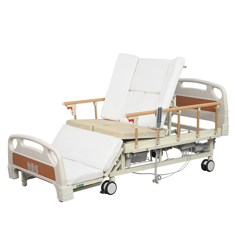 Hot Sale Five Functions Electric Home Care Nursing Bed with Toilet for Elderly People