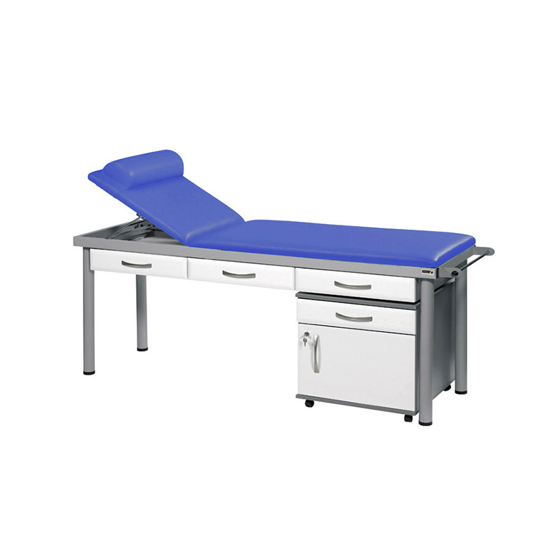 China Manufacturers One-Stop Supply Solutions Hospital Steel Adjustable Portable Examination Couch