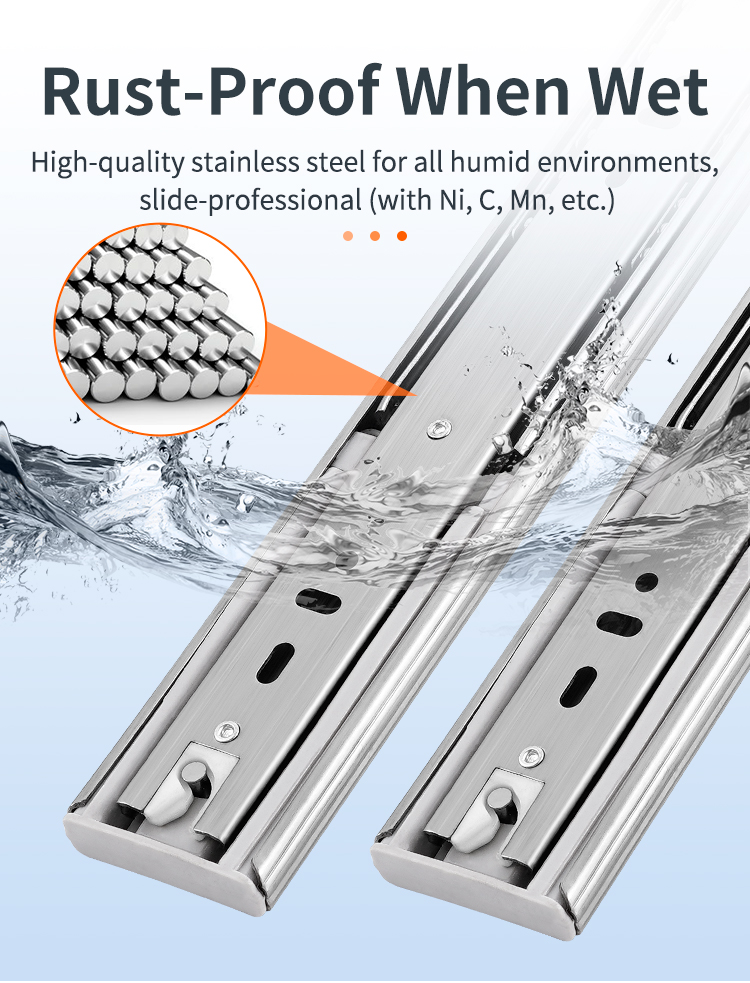 Heavy Duty Soft Close Drawer Slides - 10-24 Inch Full Extension Side Mount, Stainless Steel Ball Bearing Rails (100 Lb)