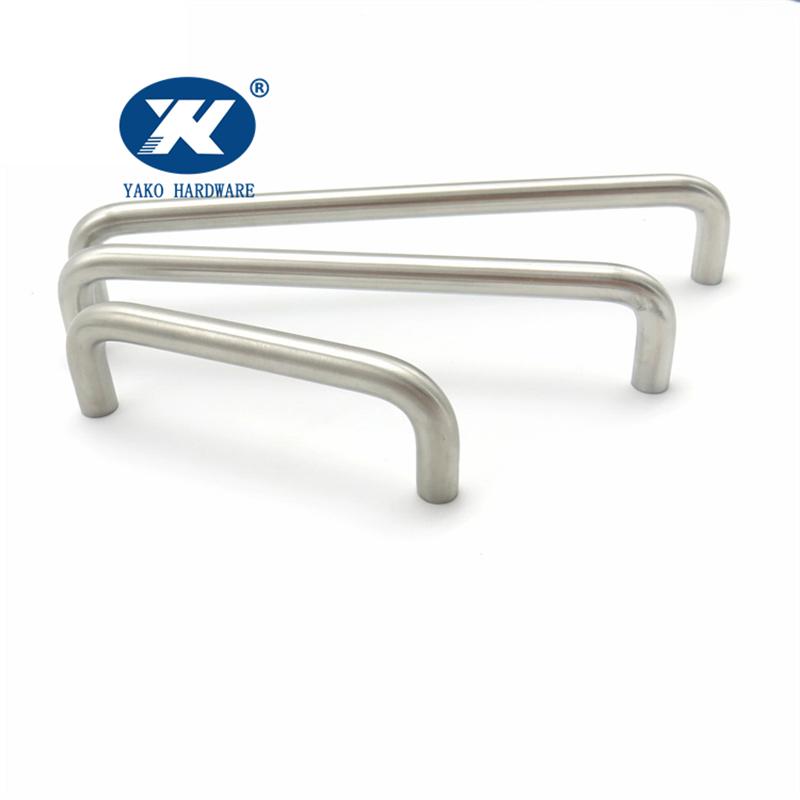 Customized High Quality Furniture Handles Round Bar Stainless Steel Kitchen Cabinet Handles Kitchen Hardware Drawer Pull Handles