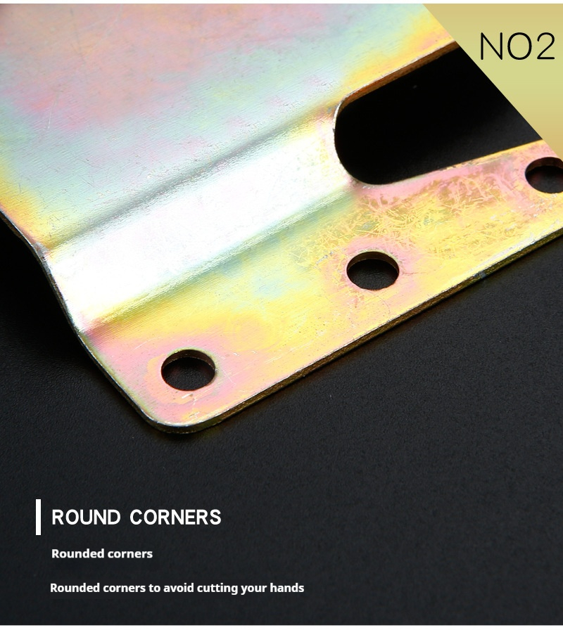Color Zinc Plated Mountain Shaped Sofa Buckle Plug In Interlocking Connector Heavy Duty Bed Sofa Connecting Furniture Hardware