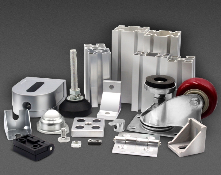Modern Style Durable Aluminum Door &amp; Window Accessories Hardware Soft Close Cleat Joint &amp; Corner Profile for Africa