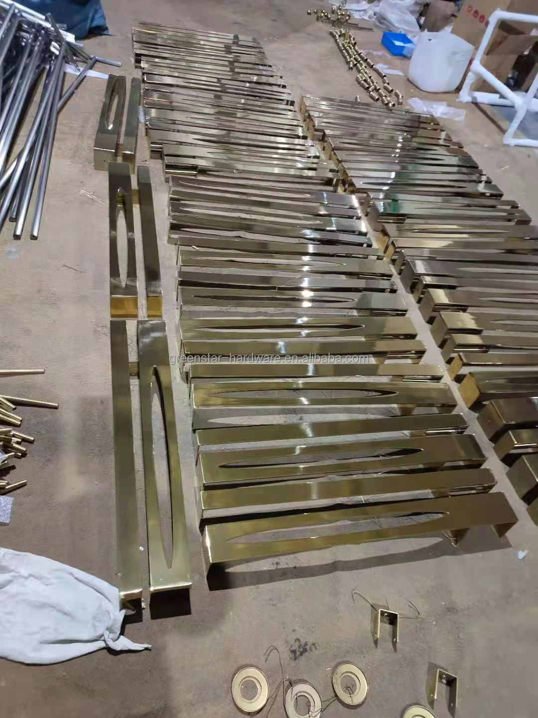 Metal Stainless Steel Design Decoration Furniture Parts for Sofa Frame Use in Gold PVD Electroplated