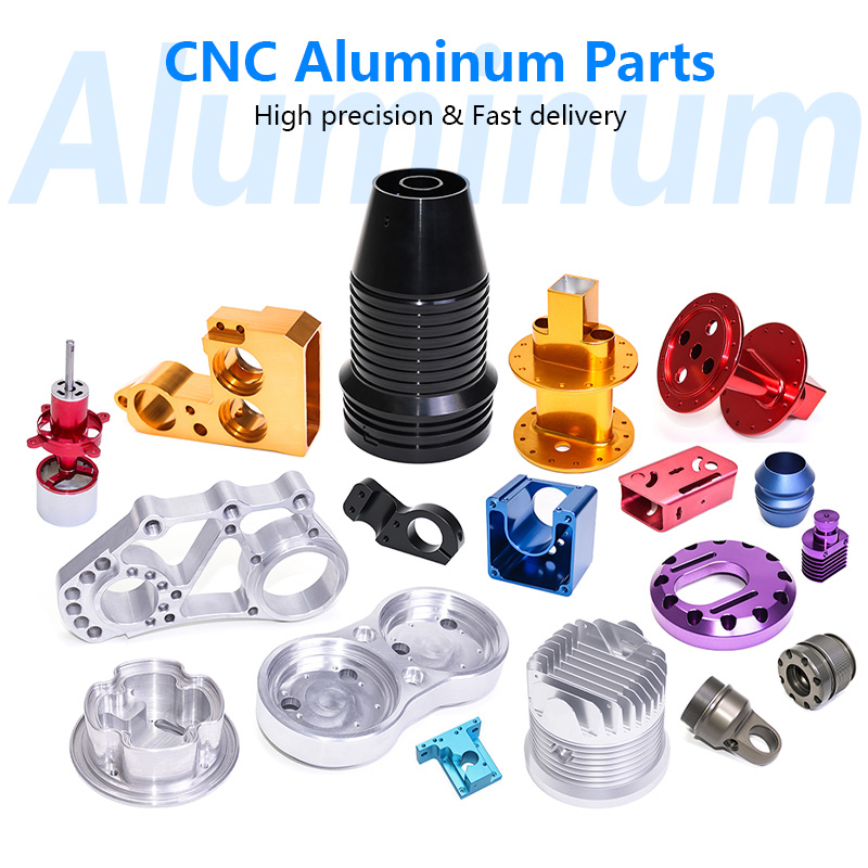 Anodizing Colorful Aluminum Parts OEM Custom Metal Processing Services Hardware CNC Machining Services