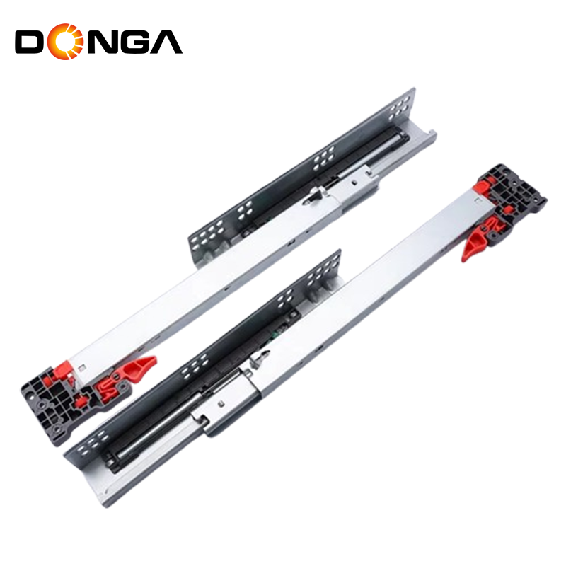 DONGGANG Sliding System Rieles Telescopicos Home Office Furniture Hardware Hidden Soft-closing Drawers Slide for Wooden Cabinet