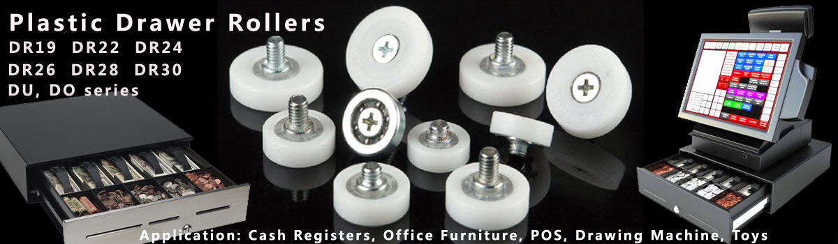 Drawers Plastic Bearing 19mm 22mm 24mm 26mm 28mm 30mm Nylon POM Drawer Rollers Slide U Groove Pulley