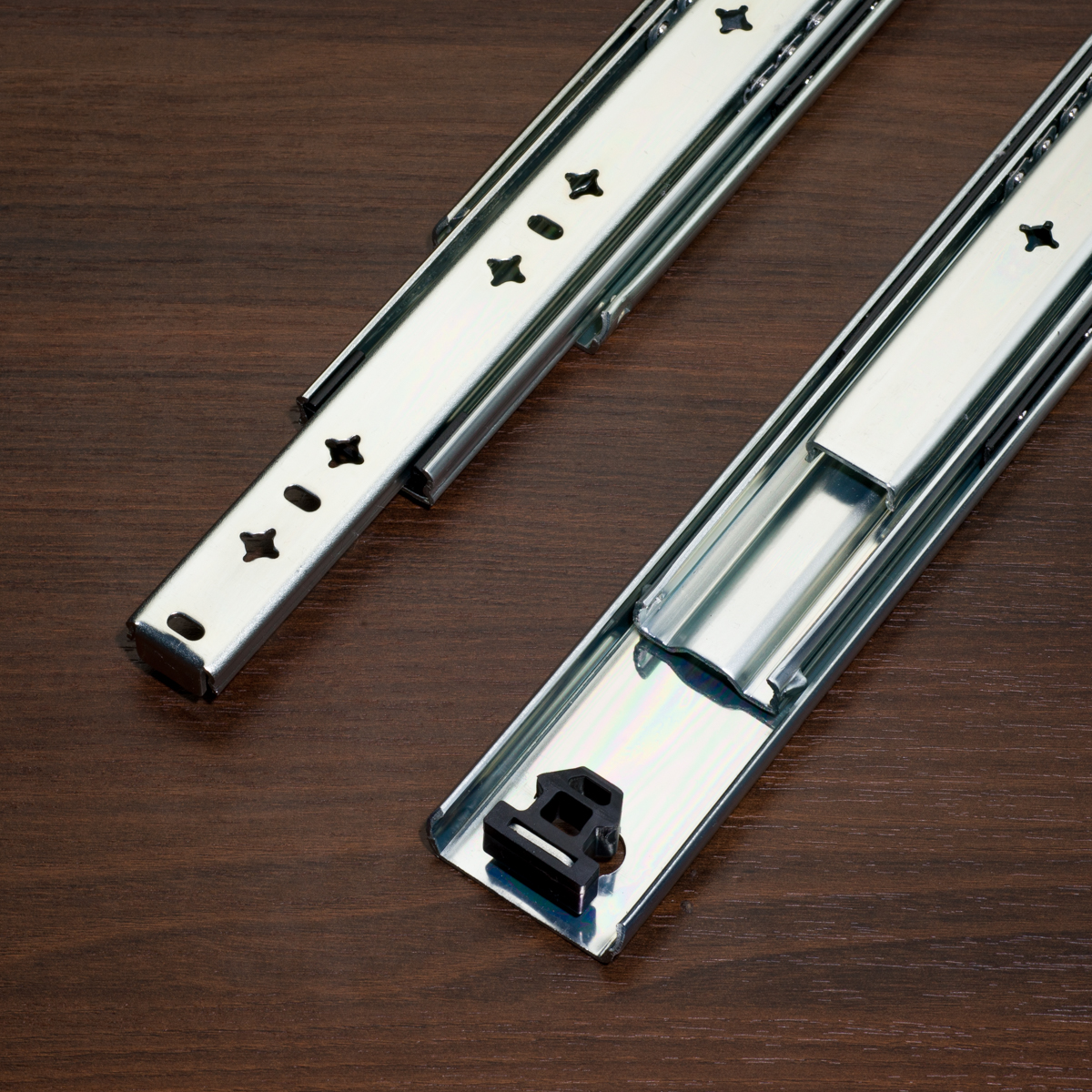 Heavy Duty Ball Bearing Slide Furniture Hardware Slides Easy Fast Installation 53mm Industrial Tool Cabinet Drawer Slides
