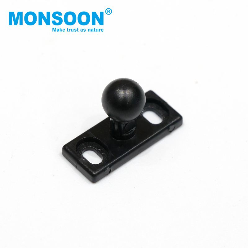 Black Plastic Furniture Hardware Accessories Fitting Cabinet Push Open Latch Lock Stopper Systems Push to Open