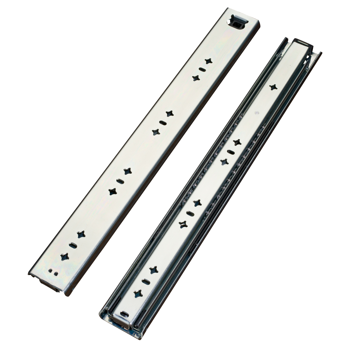 Heavy Duty Ball Bearing Slide Furniture Hardware Slides Easy Fast Installation 53mm Industrial Tool Cabinet Drawer Slides