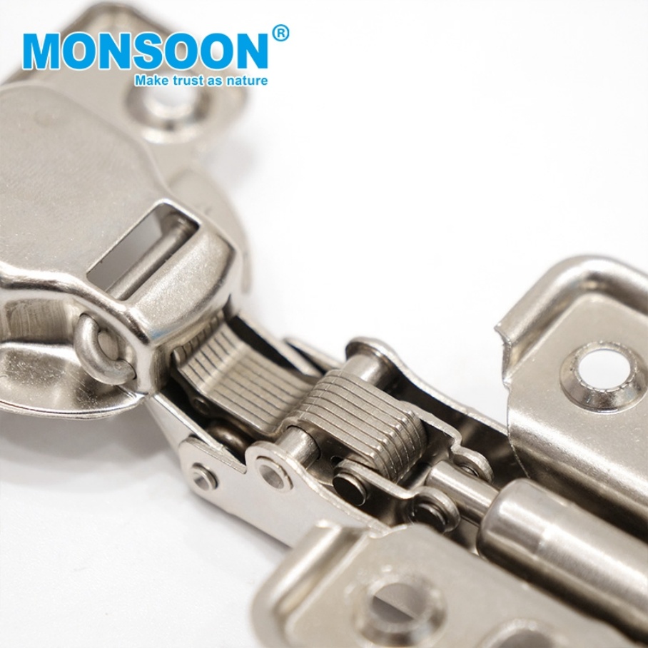 Iron 35mm Cupboard Furniture Hardware Hinge Door Soft Close Overlay Steel Hydraulic Kitchen Cabinet Hinges for Mall Park