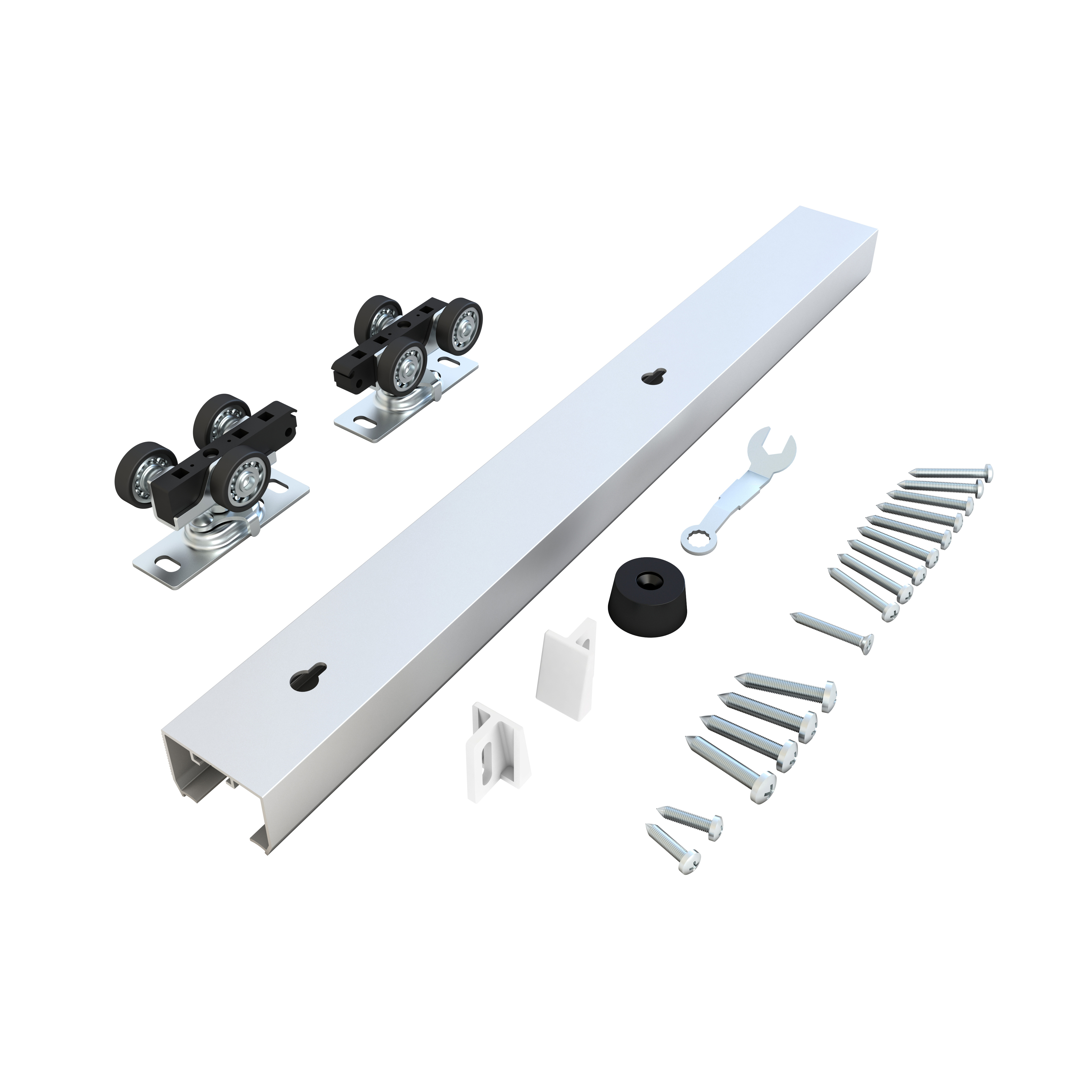 Interior Door Sliding Cavity Pocket Door Hardware Slide System For 80'' Door