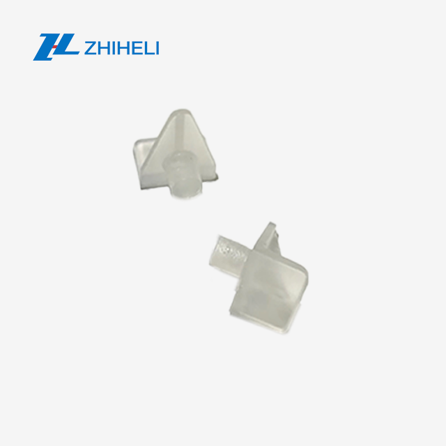 Cabinet Furniture Accessories Plastic Hidden Connectors Wardrobe Shelf Support with Pins for Bedroom Apartment