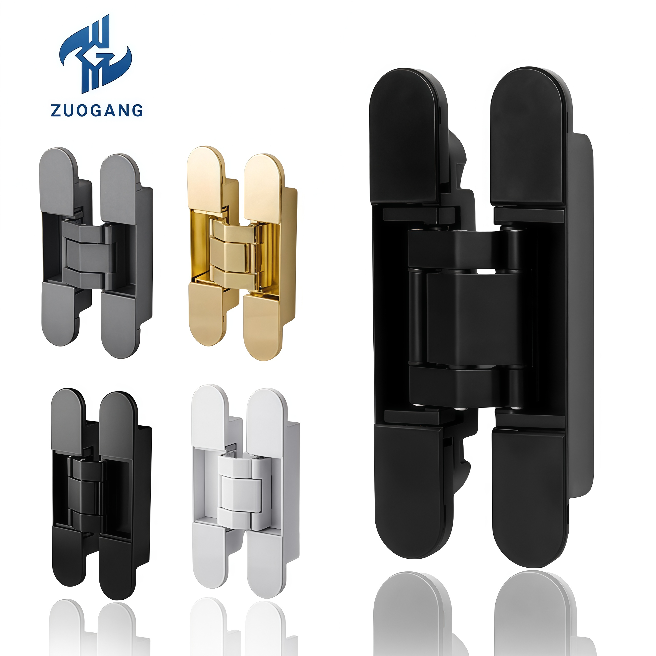 Soft-Close Steel Furniture Concealed Hinge with Hiding Feature Silent &amp; Durable for Kitchen Dining Living Room Cabinets