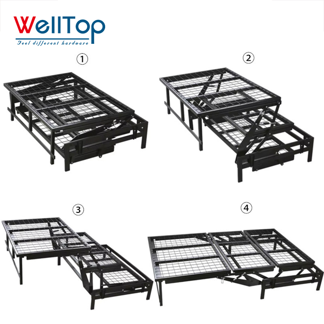 WELLTOP Factory Wholesale Furniture Accessories Hardware Adjustable Sofa Motion Heavy Duty Metal Sofa Recliner Mechanism Frame