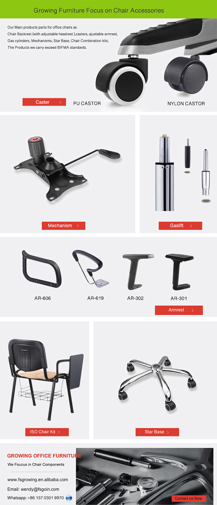 Office Chair Components