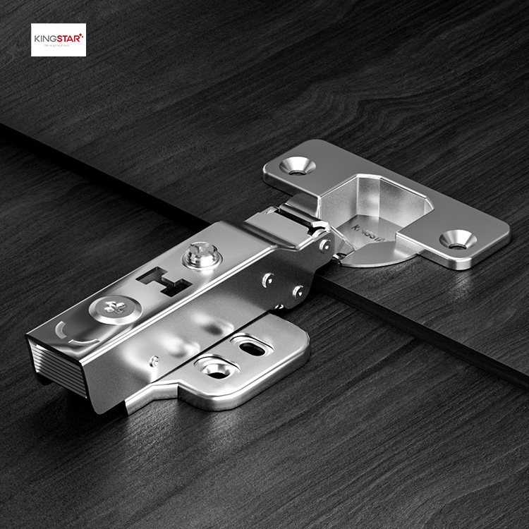 Kingstar New Product Two Way Hydraulic Soft-Closing Heavy Duty Cabinet Pivot Door Hinge of Wardrobe Hardware