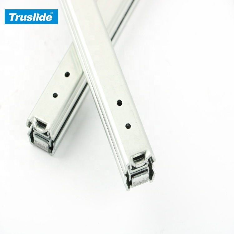TH1620DJ Slide Rail 20mm Drawer Slides Heavy Duty Furniture Hardware Ball Bearing Telescopic Rail Drawer Slide 1500mm Two Way