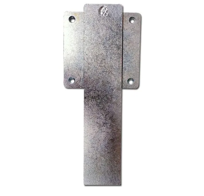 Durable Steel Connector for Robust Zinc-Plated Table Assembly