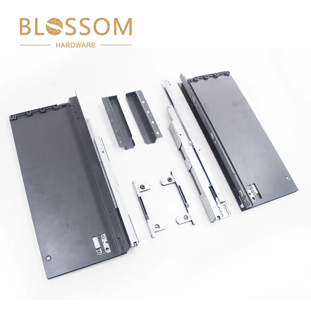 Soft Close Concealed Runners Slim Box Drawer Box System for Kitchen