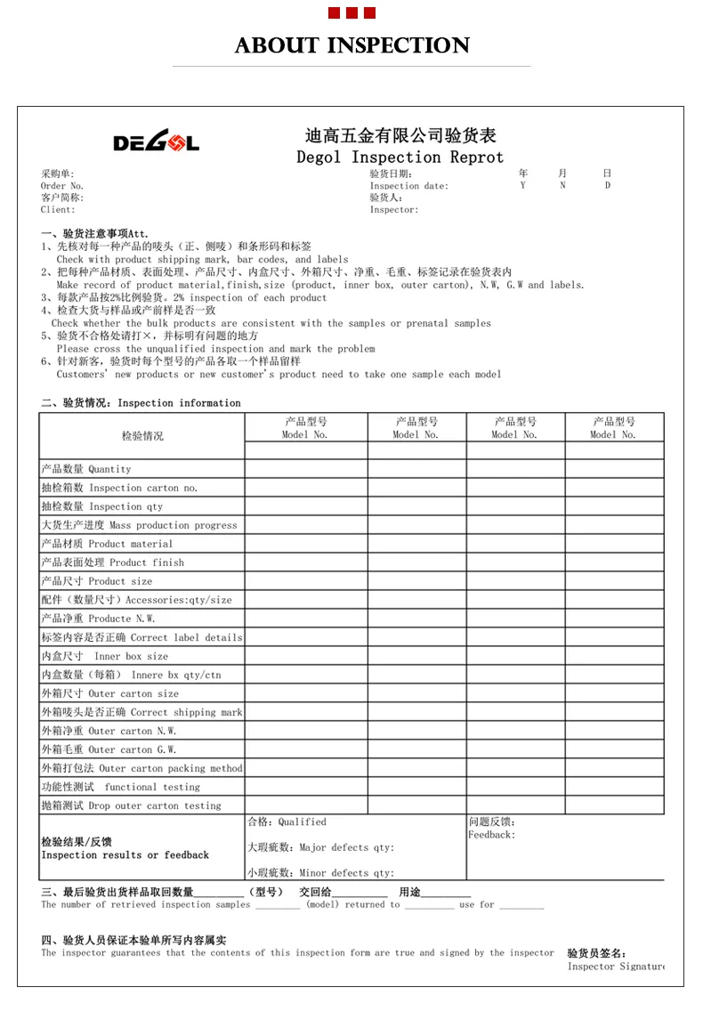 Specifications and dimensions drawing sheet 2