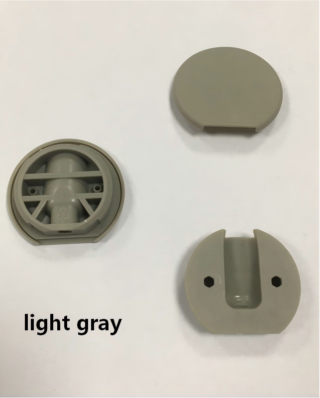 High-Quality PP Notched Round Shape Plastic Corner Connectors | RV Furniture, Cabinet &amp; Wardrobe Fittings Circular End Cover