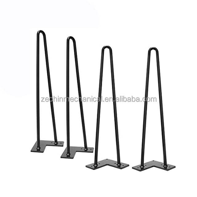 Hairpin Legs Thick Super Heavy Duty Double Welded Leg Protectors Metal Coffee Table Furniture Sofa Desk Legs