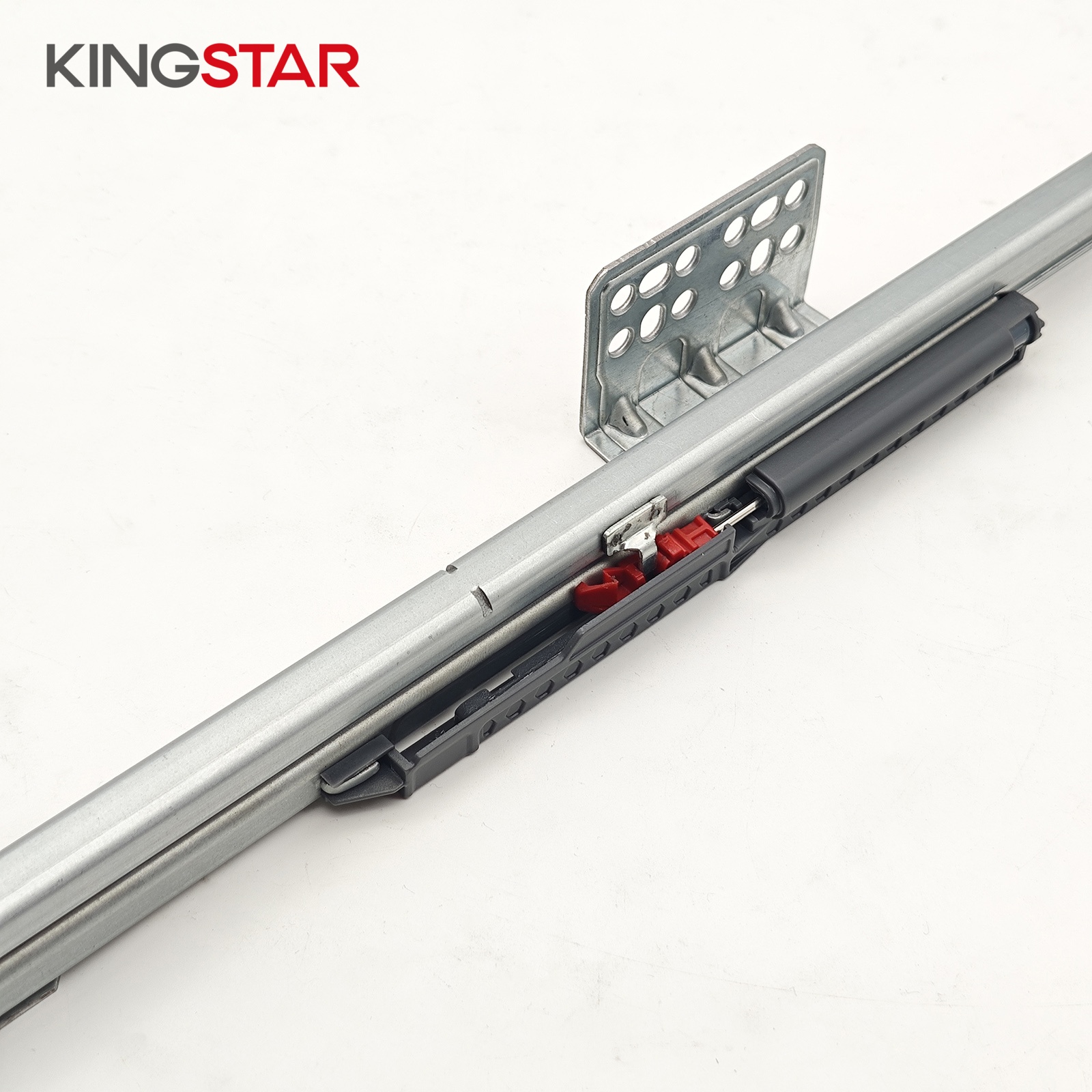 KINGSTAR G7 Series Undermounted Slide 30kg Rust Resistant Anti-derailment Soft Closing Cabinet Drawer Slide With Locking Device