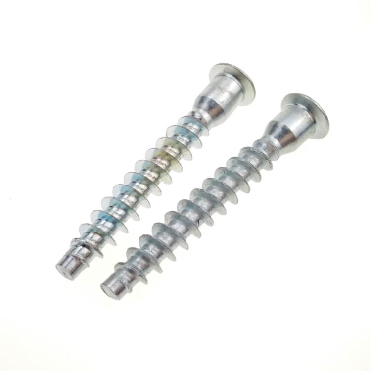 Hex Socket Flat Head Confirmat Screws for Furniture Fastener 5 mm Metal Zinc Finish