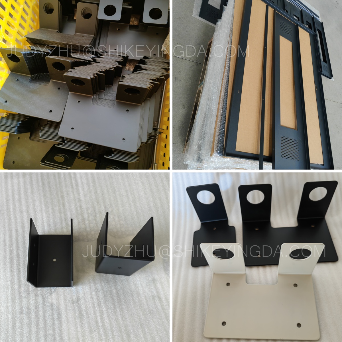 Custom Powder Coated Stainless Steel Angle Bracket L&amp; U Type Wood Furniture Wall Mount Sheet Metal Fabrication