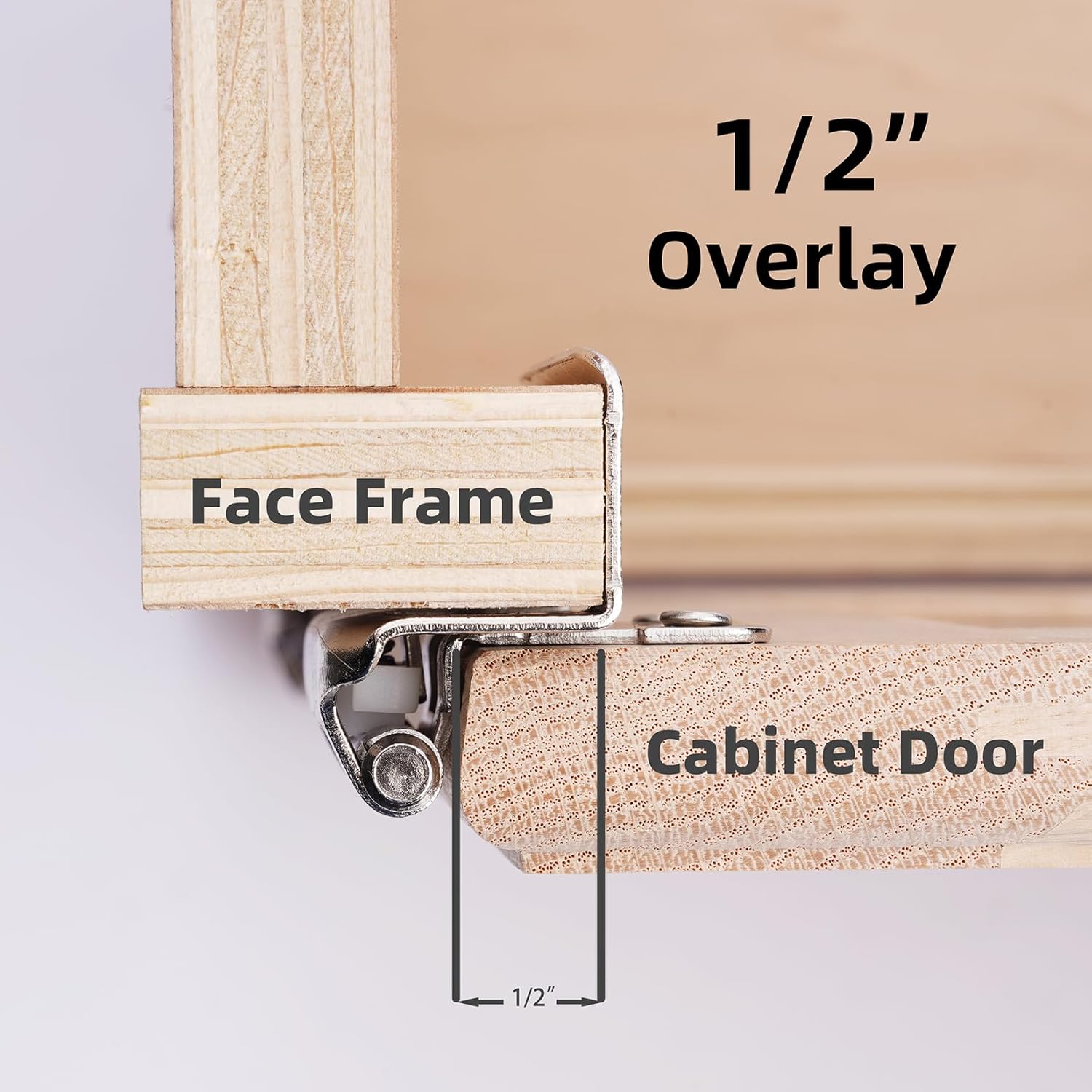 Hydraulic Soft Close Concealed Hinge Furniture Hardware for Kitchen Cabinets Metal &amp; Iron for Living Room Dining &amp; Bedroom