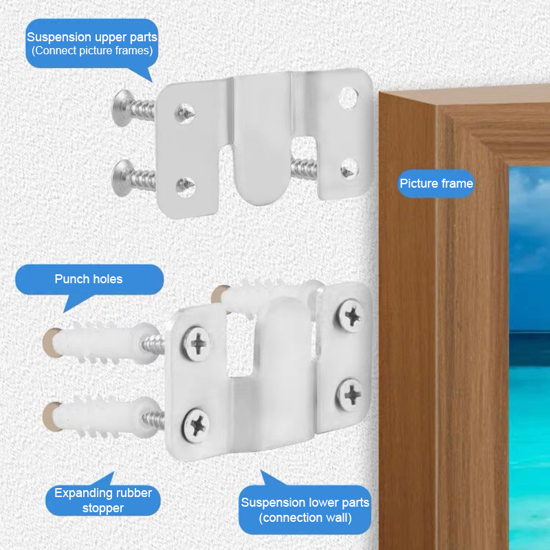 Sofa Connector Sectional Bed Connector Brackets Picture Frame Hardware Hook Photo Hanging